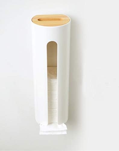 Tomister Cosmetic Storage Wall Mount Cotton Pads Holder, Dispenser with Easy-access Openings