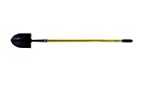 Nupla 69032 Irrigation/Floral Small Head Shovel with 16 Gauge Hollow Back and Butt Grip, 48