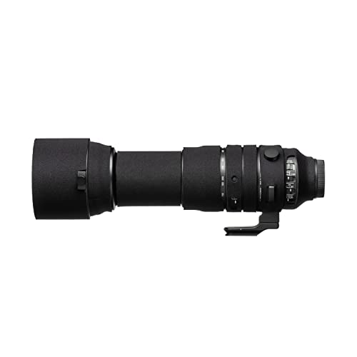 easyCover - Lens Protection Camouflage Cover - Objektivschutz - Schutz für Ihr Kameraobjektiv - Geeignet für Sigma 150-600mm F5-6.3 DG DN OS Sports (Sony E) - Schwarz