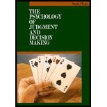 The Psychology of Judgment & Decision Making by Plous,Scott. [1993] Paperback