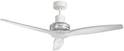 Star Fans whitebleachedwhite Star Propeller Premium Indoor and Outdoor Ceiling Fans –Blades Available in 10 Different Colors, White