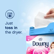 Downy April Fresh Fabric Softener Dryer Sheets, 240 count - 2 Packs - Thumbnail 3