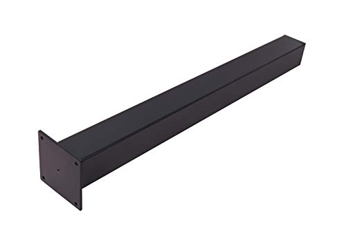 ECLV 4 x 28" Straight Steel Dining Table Legs, Steel Coffee Table Legs, Office Table Legs,Computer Desk Legs,Industrial Kitchen Table Legs,Black