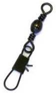 Eagle Claw Barrel Swivel with Interlock Snap, 12 Piece