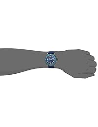 Invicta 'Pro Diver' acero inoxidable y silicona reloj Casual cuarzo, color: azul (Modelo: 90306)