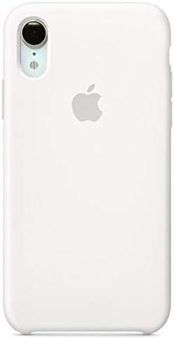 Compatible for iPhone XR Case, Liquid Silicone Case Soft Microfiber Cloth Lining Cushion Compatible with iPhone XR (6.1") (White)