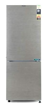 Haier Stainless Steel HRB-2763BS-E 256 L 3 Star Double Door Refrigerator (Silver)