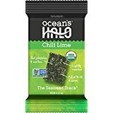 Ocean's Halo Seaweed Snacks (1 Case of 12 Unit Trays) (Chili Lime)