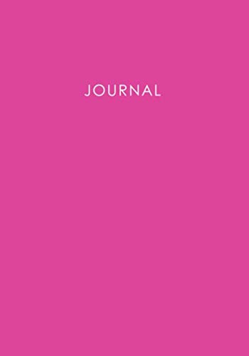 Journal: 800 Page Journal, 7x10 inch Hot Pink Big Giant Notebook, 400 sheets / 800 pages, Classic 800 Lined pages, College Ruled paper, 1.8 inches thick, perfect bound, Paperback Cover