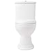 Signature Hardware 398506 Ebler 1.6/0.8 GPF Two Piece Elongated Toilet with Rear Outlet - Seat Included