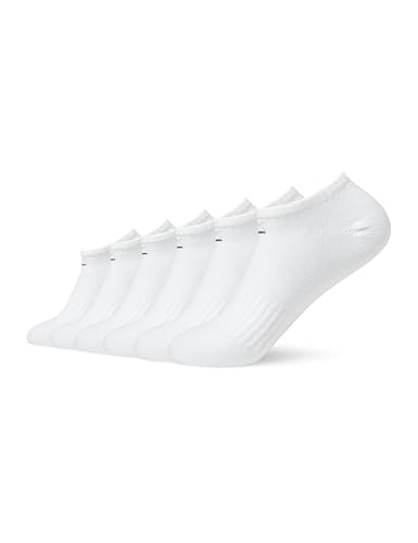 Nike Unisex Everyday Lightweight Training No-Show Socks (6 Pairs), White/Black,…