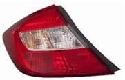 ACK Automotive Honda Civic Tail Light Assembly Replaces Oem: 33500-TR0-A01 Passenger Side