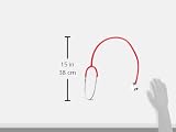 Timesco Ruby Single Head Stethoscope TD1-13-105, Red, Latex Free view 4