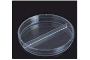[100 Pcs] Petri Dishes 2 Compartments 90 x 15 mm (100 Pcs), Sterilize, RNase/DNAse Free, Three Vents