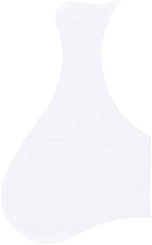 Kmise Z0548 4 Piece PVC Stickiness Pickguard for Acoustic Guitar Scratch Plate, White Pearl