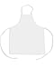 KNG Kids Cooking Apron for Girls and Boys – Medium, White