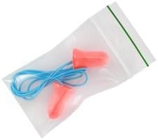 3" x 4" x 2 Mil Clear Landfill Biodegradable Plastic Ziplock Bags (Pack of 100)