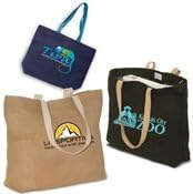 AYWP Eco-Green Jute Tote 100 Quantity- $4.15 Each/Promotional Product/Bulk/Branded with Your Logo/Customized