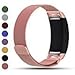 Samsung Gear Fit2/Gear Fit 2 PRO Smart Watch Replacement Band,Feskio Magnet Lock Stainless Steel Milanese Loop Metal Replacement Watchband Bracelet Wrist Strap for Gear Fit2 SM-R360 and Gear Fit 2 PRO