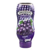 Smucker's squeeze jelly - grape grape Juice high fructose corn syrup, corn syrup, pectin, citric acid, sodium citrate. (051500057117)