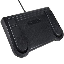 Express Scribe Transcription Foot Pedal - Compatible with Windows or Mac Paid Version