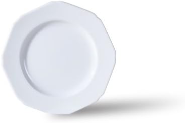Auratic ZSHI 4-Piece Accent Plate Set, Service for 4, Super White