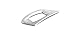 For BMW X5 E70 Left Hand Drive Interior Dashboard Console Key Hole Cover Trim Decor 2008-2013