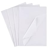 VGOODALL 100 Blatt Weiß Seidenpapier, Tissue Papier 50cm x 35cm Bastelpapier Ges