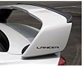 LANCER SPOILER DECALS (6 INCH) (BLACK)