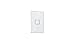 Aeon Labs AL001-W-US,White,US,AL001 Aeotec Z-Wave 1-Button Touch Panel for Micros, White, Small