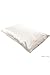 Fishers Finery 19mm 100% Pure Mulberry Silk Pillowcase, Quality Tested (White, Q)