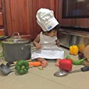 Baby Toddler White Chef Hat Adjustable Fits Babies Newborns Toddlers 06-18 Mos