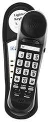 EMERSON EM2131BK Slim-Line Corded Phone (Black)