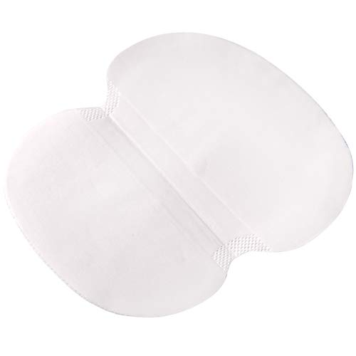 Underarm Sweat Pads,Large Size,Extra Adhesive,Non Visible,Disposable Absorbent Dress Shields Pure Antiperspirant Adhesive Underarm Pads for Men Women(50 Pairs)