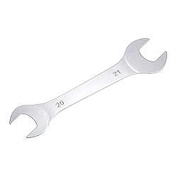 uxcell Thin Open End Wrench, 20mm x 21mm Metric