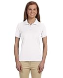 Devon & Jones Blue Ladies Dri-Fast Advantage Solid Mesh Polo Shirt. DG385W