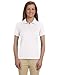 Devon & Jones Blue Ladies Dri-Fast Advantage Solid Mesh Polo Shirt. DG385W