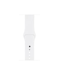 Apple Watch series 2 1.654 in ALUMINUM Case SPORT (carcasa de aluminio plateado con correa deportiva blanca)