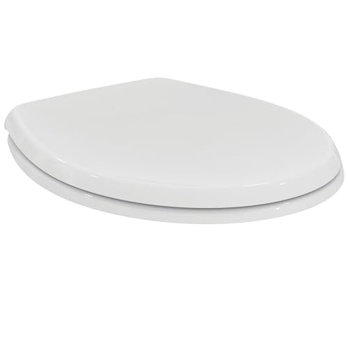 Ideal Standard Eurovit Universal Toilet seat with Soft-Close, Oval – White