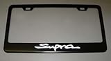 Toyota Supra Black License Plate Frame