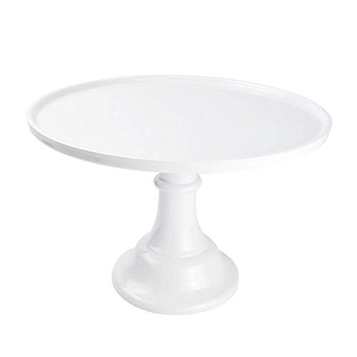 Round Cake Stand 11.7" Cake Display Stand Dessert Cupcake Display Tray for Graduation,Wedding,Birthday,Party,Anniversary,Ceremony(1Pack, White)