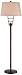 Industrial Floor Lamp with Nightlight Antique LED Edison Bronze Burlap Drum Shade for Living Room Reading Bedroom - Franklin Iron Works