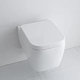 MASS DYNAMIC Square Toilet Seat Soft Close Top Fix with Quick Release view 2