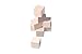 Wooden Cubes - 10-Piece Large Solid Wood Square Blocks - Natural Unfinished Blank Wood Cubes for Math, Puzzle Making, DIY Crafts Projects - 1.5 x 1.5 x 1.5 Inches