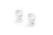 Fox Run 6227COM Porcelain Egg Cup, 2.5 x 2 x 1.75 inches, White