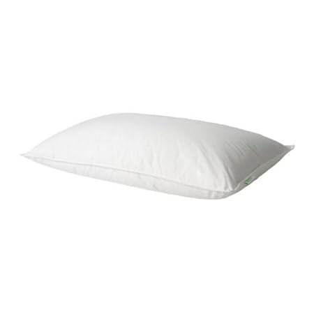 Ikea Down Pillows Gosa Raps 100 Cotton Cover A Medium High Down