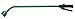 Dramm Touch-N-Flow Rain Wand – 30” Long, Green – Full Watering Flow with Trigger-Style Shut-Off Valve & Lock – High-Flow, Gentle Spray for Gardens, Hanging Baskets & Flowerbeds