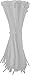 PowerGear 51225999 Clear Power Gear Cable, 4-Inch Long, Multipurpose Small Zip, 100-Pack Nylon Plastic Ties, 7/8-Inch Maximum Diameter, Durable, Self-Locking, 51225, 4 Inch primary