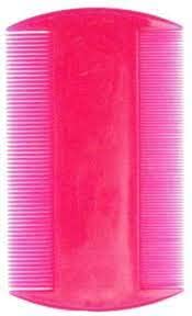 A1SONIC® 1 Neon Colour Double Sided Nit Combs for Head Lice Detection| ideal for Pet Flea| removes Nits Lice Fleas eggs|Grooming Hair Comb 1