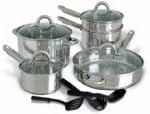 Cusine Select Abruzzo Stainless Steel 12 Piece Cookware Set by Cuisine Select
